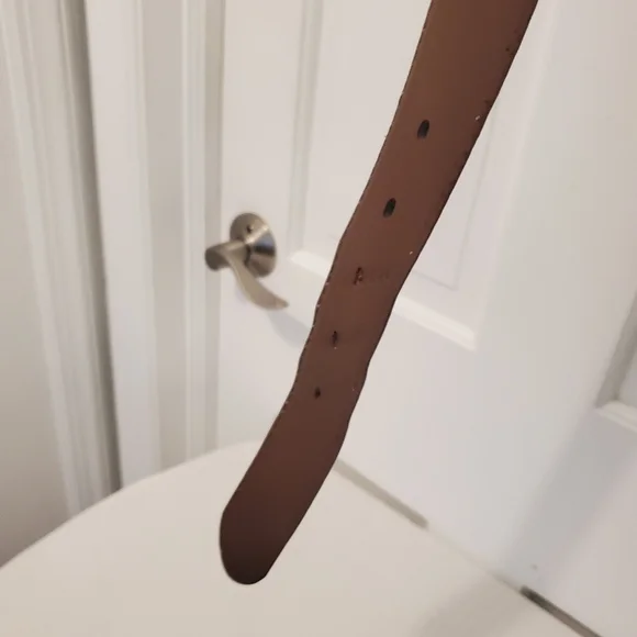Fossil "Joe" Brown Leather Belt Size 38, Casual, Classic - Picture 12 of 13